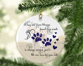 Personalised Pet Christmas Ornament - Ceramic Ornament - MDF Ornament - Christmas Tree Hanging ornament - Pet Memorial Ornament - Tree Décor - Craftellery